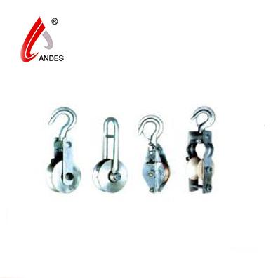 China Hot Selling Nylon Lifting Rope Stringing Pulleys for sale