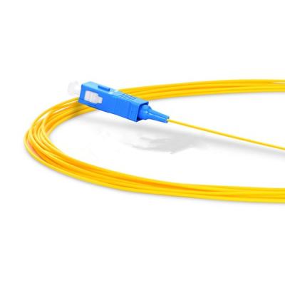 China FTTH FTTB FTTX Network 0.9mm 2.0mm 3.0mm FC PC APC Fiber Pigtail SC LC Single Mode Fiber Optic Cable for sale