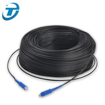 China Figure 8 Fiber Optic Cable FTTH Outdoor Wiring Outdoor Drop Cable Self Supporting With FRP Messenger Wire for sale