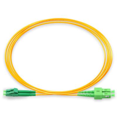 China Shenzhen LC/APC Optical to SC/APC Duplex Fiber OM4 Patch Cord Fiber Optic Patch Cord for sale