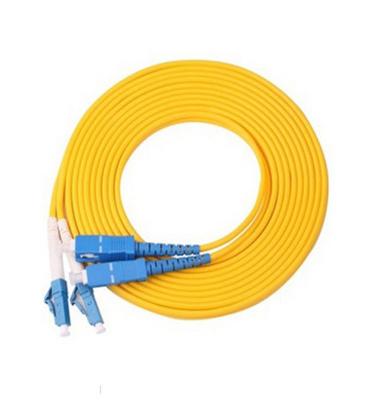 China PVC Manufacturing Price LSZH SC PC Cable Fiber Patch Cord SC To LC Cable Patch Cord for sale