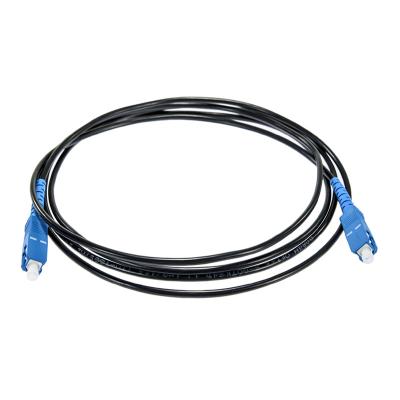 China Outdoor FTTH FTTB FTTX network 1core 2 core drop patch cord fiber optic cable for sale