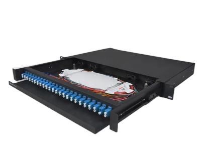 China FTTH FTTB FTTX Network Factory 24 36 48 72 144 288 Core Sliding Fiber Optic Patch Panel for sale