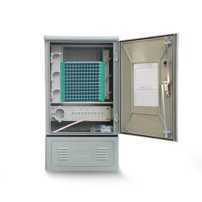 China FTTH FTTB FTTX Network Floor-standing 96 Core 144 Core Fiber Optic Cross Connect Cabinet for sale