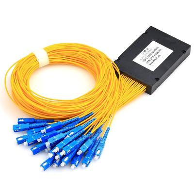 China ABS Module Passive Ftth Equipment PLC 1 Fiber 32 Optical Splitter for sale