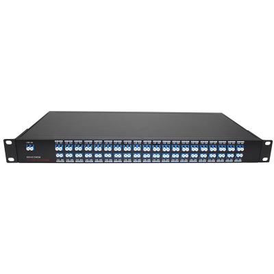 China 2020 FTTX Fiber Optic Transceiver 50GHZ DWDM 80CH AAWG 1U Rack Device for sale