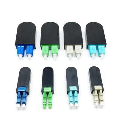 China FTTH FTTB FTTX Network Fiber Optic SM MM OM3 OM4 SC LC Loopback Adapter Fiber Optic Circuitors Connector for sale