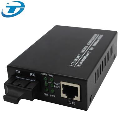 China Ethernet Media Converter Fiber Optic Multimode Fiber to Fiber Optic Media Converter RJ45 Fiber to Fiber RJ45 Media Converter for sale