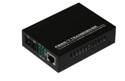 China 10/100M Fiber Media Converter SM 20KM Fiber SC Single Port 1*RJ45 Port FOC-MC001 for sale