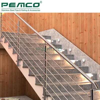 China Tube Handrail Railings Stair Pipe Railing Stainless Steel Stair Handral Traditional Design for sale