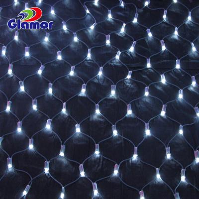 China 220-240V IP65 Outdoor Christmas Festival Decoration Outdoor Waterproof PVC Wire Rubber Cable Mesh LED Net Fairy Light for sale