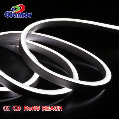 China Mini 5m 10m 50m Flex Square 12V 220V IP65 9W/m Low Power Backlight LED Consumption Neon Strip Pattern Home Decoration #NS-Y-X for sale