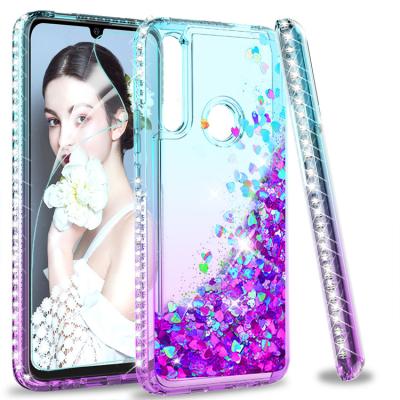 China Anti-fall LeYi For iPhone Xs iPhone Xs Case 3D Glitter Liquid Silicone Phone Cover for sale