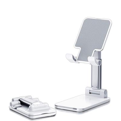 China Put the phone on it Luxury Aluminum Adjustable Stretchable Mobile Phone Holder Desktop Cell Phone Stand for sale