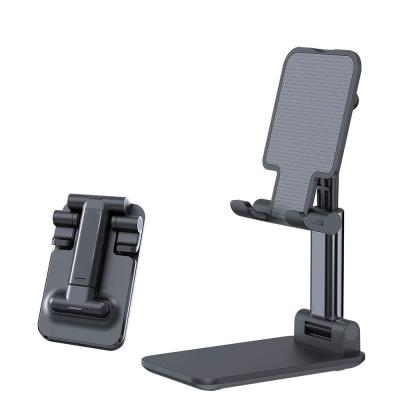 China Put Phone On It Adjustable Metal Phone Stand Foldable Portable Holder Cradle Dock For Office Tablet Desktop Holder for sale