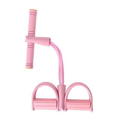 China Sit-UPS Yoga Fitness Gym Exercise Loops Lower Body Strength Elastic Band Home Training Equipment Latex Rubber Foot Pedal Pull Up Rope Bungee for sale