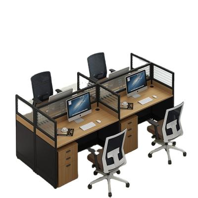 China Revolving Modern minimalist modular three-dimensional compartments for 2 to 6 people, modern office desks, furniture, and workstations for sale