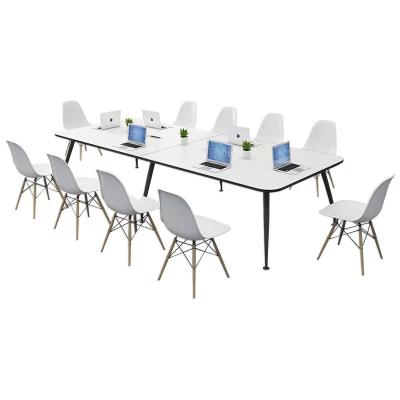 China Extendable Low cost office meeting table minimalist style training negotiation table chair combination office desk for sale