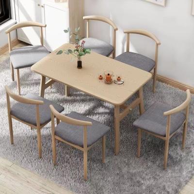 China Extendable Hot selling modern minimalist rectangular dining table Nordic milk tea coffee table wholesale for sale