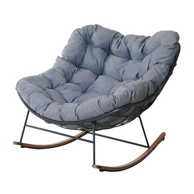 China Reclining Hot selling household leisure balcony lounge chairs, indoor and outdoor rocking chairs, KD structural chairs, lazy sofas for sale