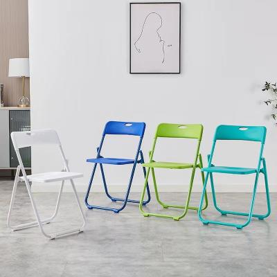 China Durable Low cost household small folding chair with backrest convenient to carry multiple colors available for sale