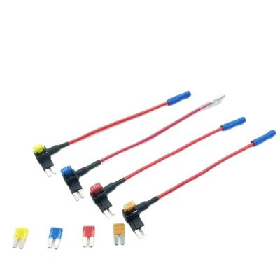 China High Quality Automobile Fuse Tap 12V Car Add-a-Circuit Fuse TAP Adapter With 1A-30A Micro2 Blade Fuse for sale