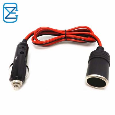 China High Quality Led Female Stripper Jumper Extension Aux Cable Super Strip Automobile Obd II Cigarette Lighter Socket Car Plug Spiral for sale