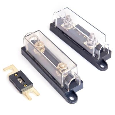 China American National Standard ANM AGU Automobile Bolton Blade Car Truck Tractor Fuse Box Cable Holder Fuse Mounted Auto Machinery Harness Wire Bolt Type for sale