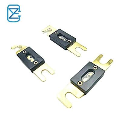 China Automobile Audio Gilplated Fuse Bolt Fuse 50A 80A 100A 150A200A 300A 500A Premium Blade Auto Car Amp Bolts On Fuses for sale