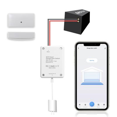 China 2020 Modern Upgraded Version WiFi Garage Door Controller Tuya Life APP Smart Garage Opener Work With Amazon Alexa Google Home for sale