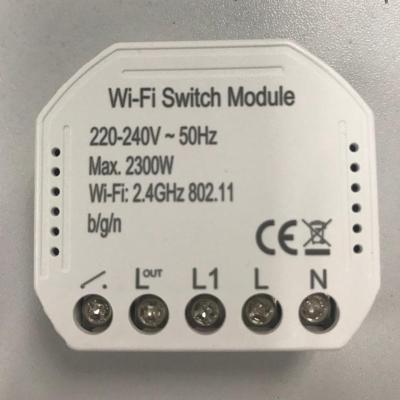 China Google Assitance Controlled Tuya Wifi Smart Home General EU Standard Radio WIFI Remote Control Smart Module Switch for sale