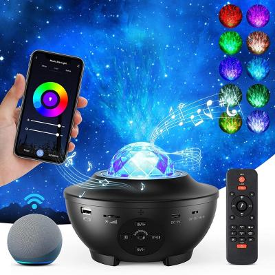 China TUYA Modern Star Projector Galaxy Lamp - Compatible with Alexa and Google Home - Color App Controlled Modes - LED Nebula Moving Cloud for sale