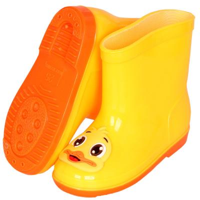 China Anti-slip PVC Kids Rain Boots Cheaper Than Rubber Rain Boots Cartoon Rubber Boots Kids Shoes for sale