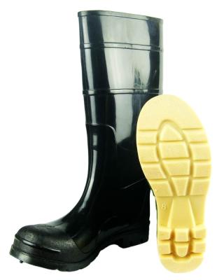 China Steel Toe Black PVC Safety Boots With Steel Toe US Size for sale