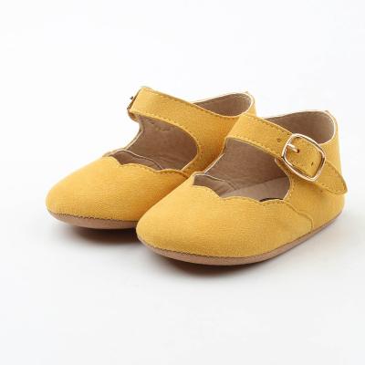 China New Style Breathable Baby Toddler Shoes Newborn Infant Girls Shoes Mary Jane Shoes Super Fiber Leather for sale