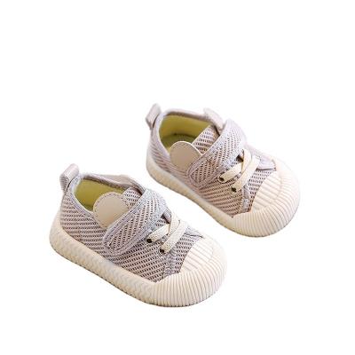 China New Products Cute Canvas Casual Shoes Round Kids Toddler Walking Shoes for sale