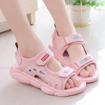 China PVC 2022 New Product Summer Girls Casual Frozen Shoe Cartoon Sandals for sale