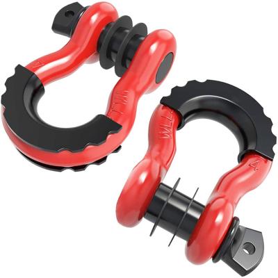 China Body 45# carbon steel G209 traction shackles are made for high quality and durability for sale