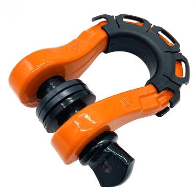 China Applied to Heavy Duty D-ring Off Road Vehicles Off Road Rocky Shackles Bend Shackle for sale