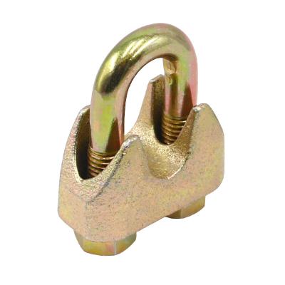 China DIN1142 Malleable High Quality Cast Steel Wire Rope Clamp Fittings, Used For Fixing Steel Wire Rope for sale