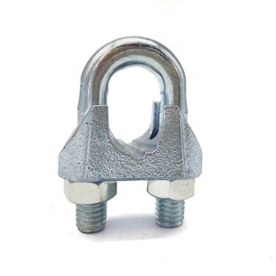 China High Quality Din741 Malleable Iron Forged Metal Electrical Wire Rope Clip for sale