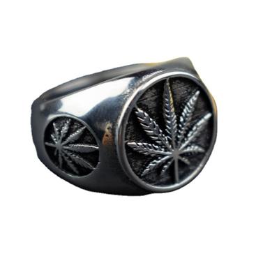 China HIPHOP Silver Plated Stainless Steel Ring Finger Ring Jewelry for sale