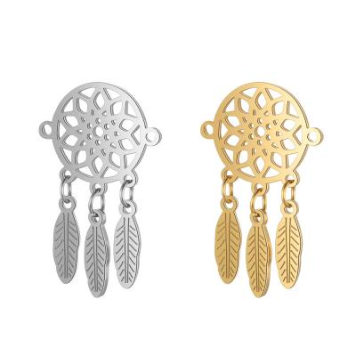 China Polishedt Stainless Steel Romantic Dream Catcher Pendant Fully Pendant Bracelet SL-PS010 for sale