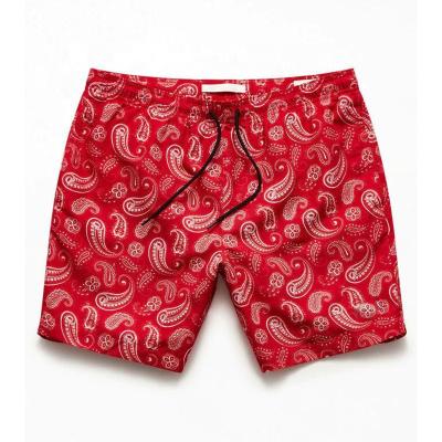 China Anti-Wrinkle Customize Causal Hip Hop Fashion New Cashew Blossom Print Sports High Street Shorts for sale