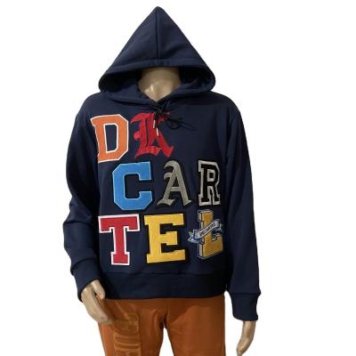 China Anti-Wrinkle Wholesale OEM Design 3d Logo Women Hoodies Embroidery Dye Letters Custom Oversized Hoodie for sale