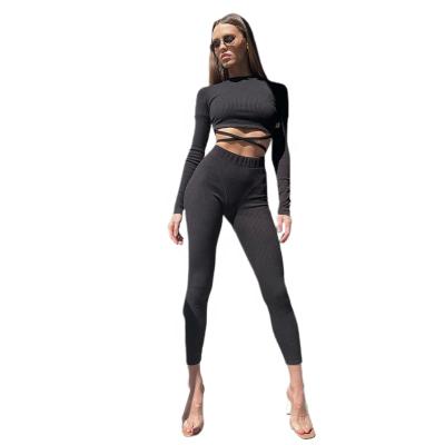 China New and Charming Sportswear Breathable Mesh Bra and Tights Women's Suit Two Piece Set for sale