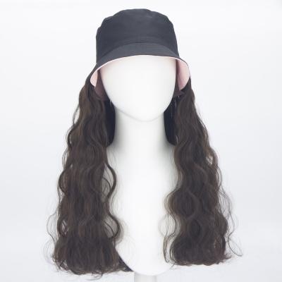 China High Temperature Cheap Synthetic Hair Wig Deep Wave Fiber Hair Lace Wig Headband for sale