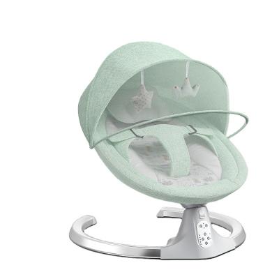 China Safety Comfortable Baby Dining Electric Baby Swing Cradle Chair Electric Baby Swing Rocking Baby Rocker for sale