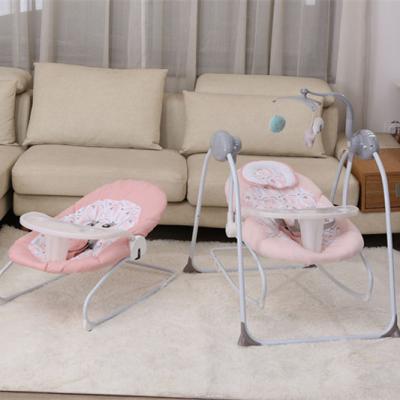 China Safety Comfortable Baby Dining Chair 3 in 1 Electric Baby Sleep Chair Baby Rocker Bouncer Automatic Swing Chair for sale