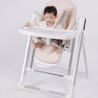 China 2022 New Modern Baby Electric Dining Chair Wheel Mute Design Folding Lightweight Baby Dining Chair for sale